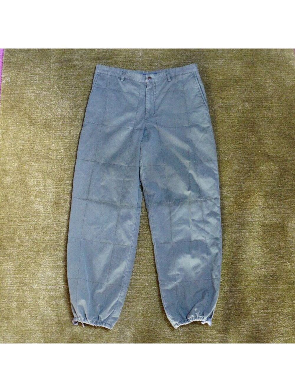 Ralph Lauren Sport Women's Green Cotton Quilted Cargo Pants Size L